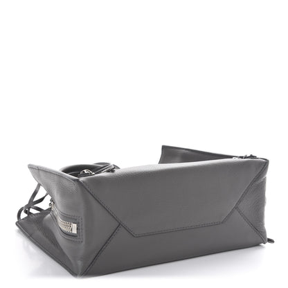 Balenciaga Veau Papier A6 Zip Around Tote Gris Metal 4 of 10