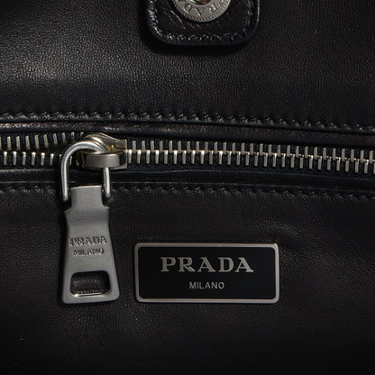 Prada Glace Calf Twin Pocket Tote Nero Black 13 of 13