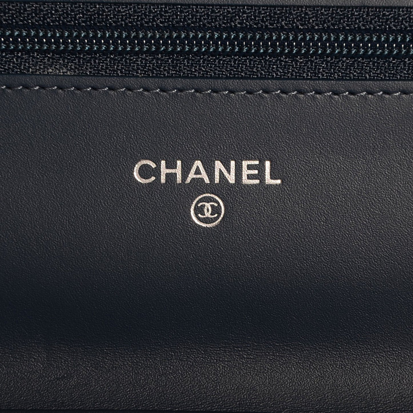 Caviar Timeless CC Wallet on Chain WOC Navy Blue