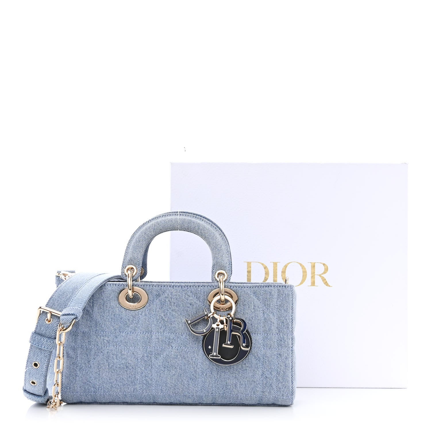 Christian Dior Denim Macrocannage Lady D-Joy Blue 11 of 11