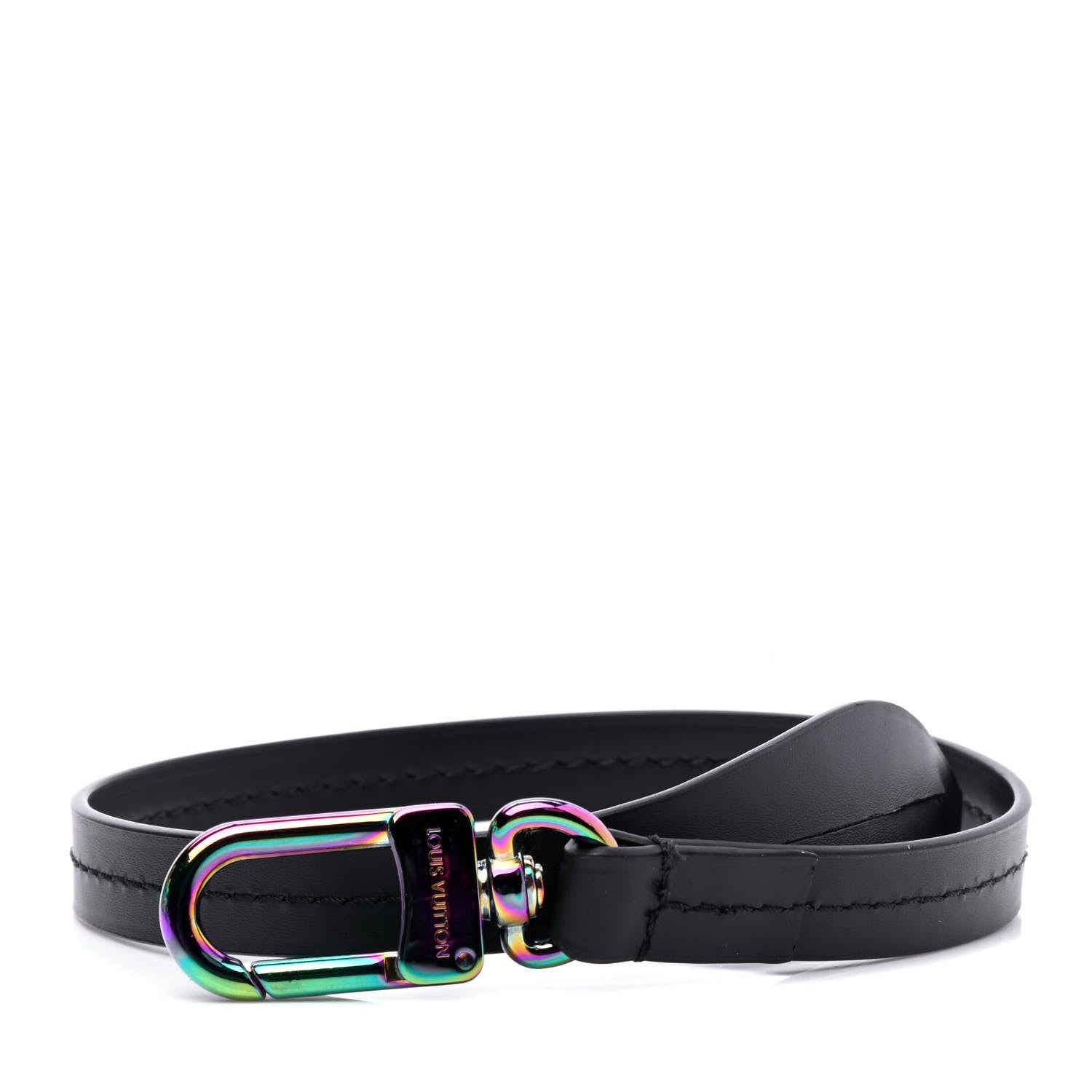 Louis Vuitton Calfskin Pochette Accessories Strap Black 1 of 5
