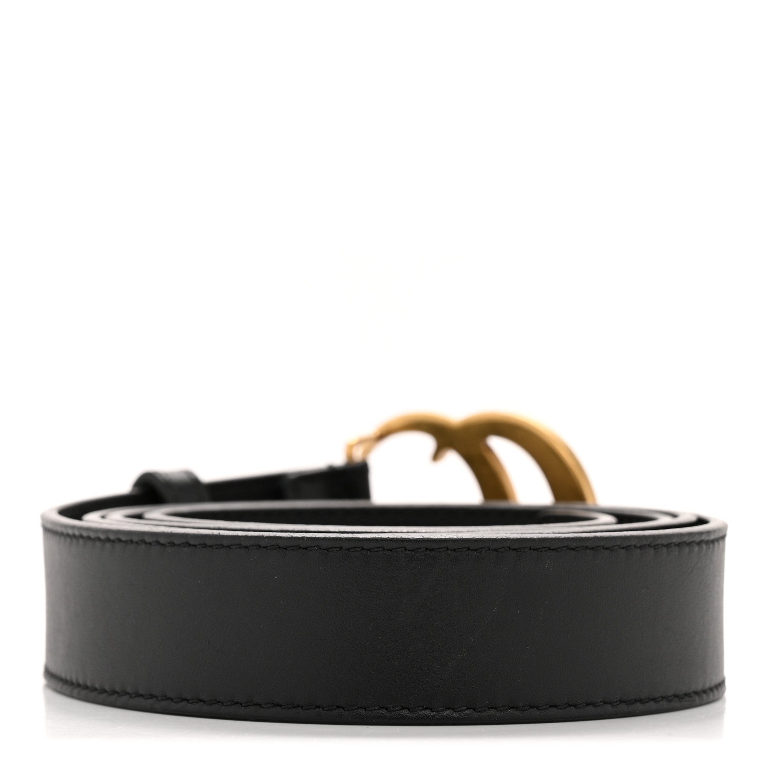 Gucci Calfskin Double G 25mm Belt 110 44 Black 2 of 8