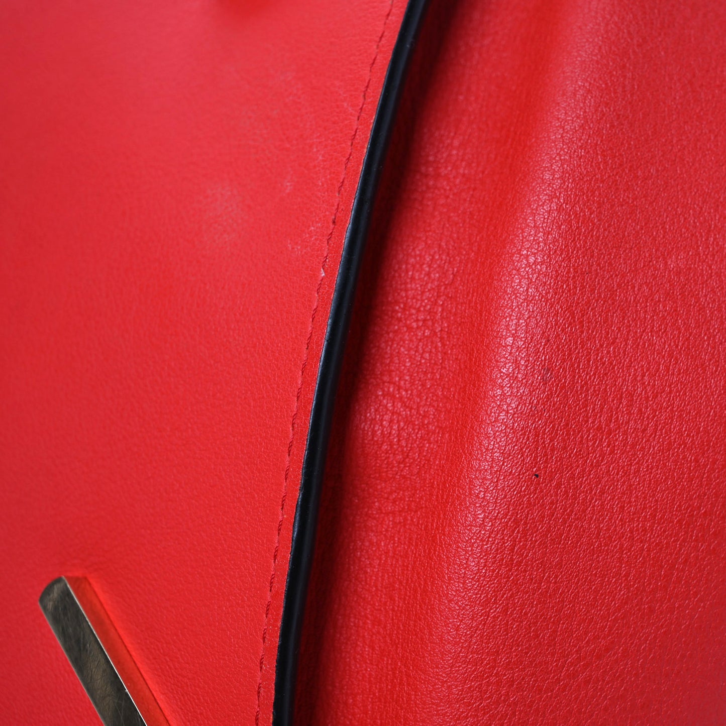 Calfskin Medium Hammock Shoulder Bag Scarlet Red
