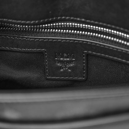 MCM Visetos Small Millie Crossbody Belt Bag Black 6 of 9