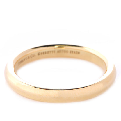 Tiffany 18k Yellow Gold Elsa Peretti Stacking Band Ring 7 1 of 4