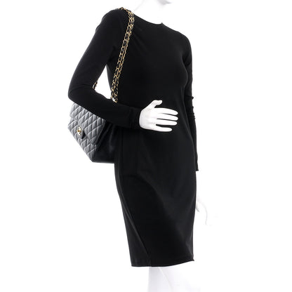 Chanel Caviar Quilted Jumbo Double Flap Black 3 of 9