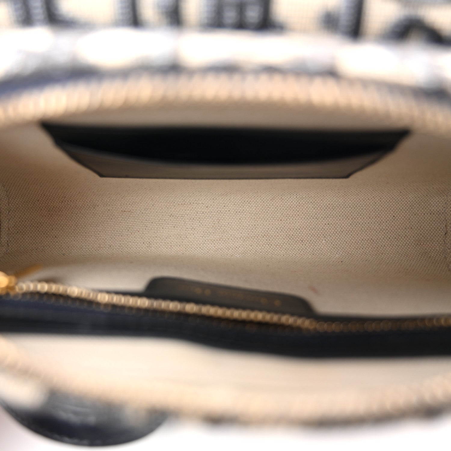Christian Dior Oblique Double Saddle Pouch Navy Blue 5 of 10