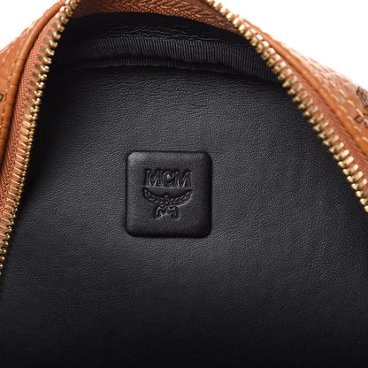 MCM Visetos Medium Side Studs Stark Backpack Cognac 3 of 10