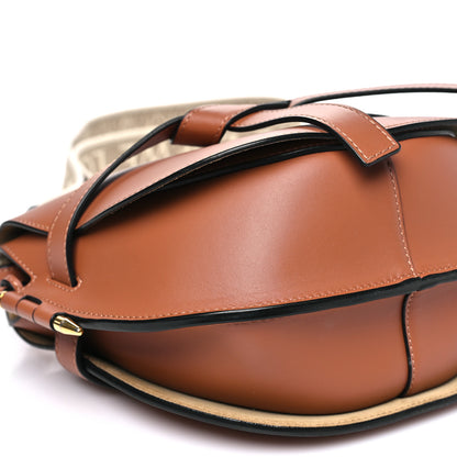 Loewe Calfskin Jacquard Small Gate Dual Bag Tan 9 of 12