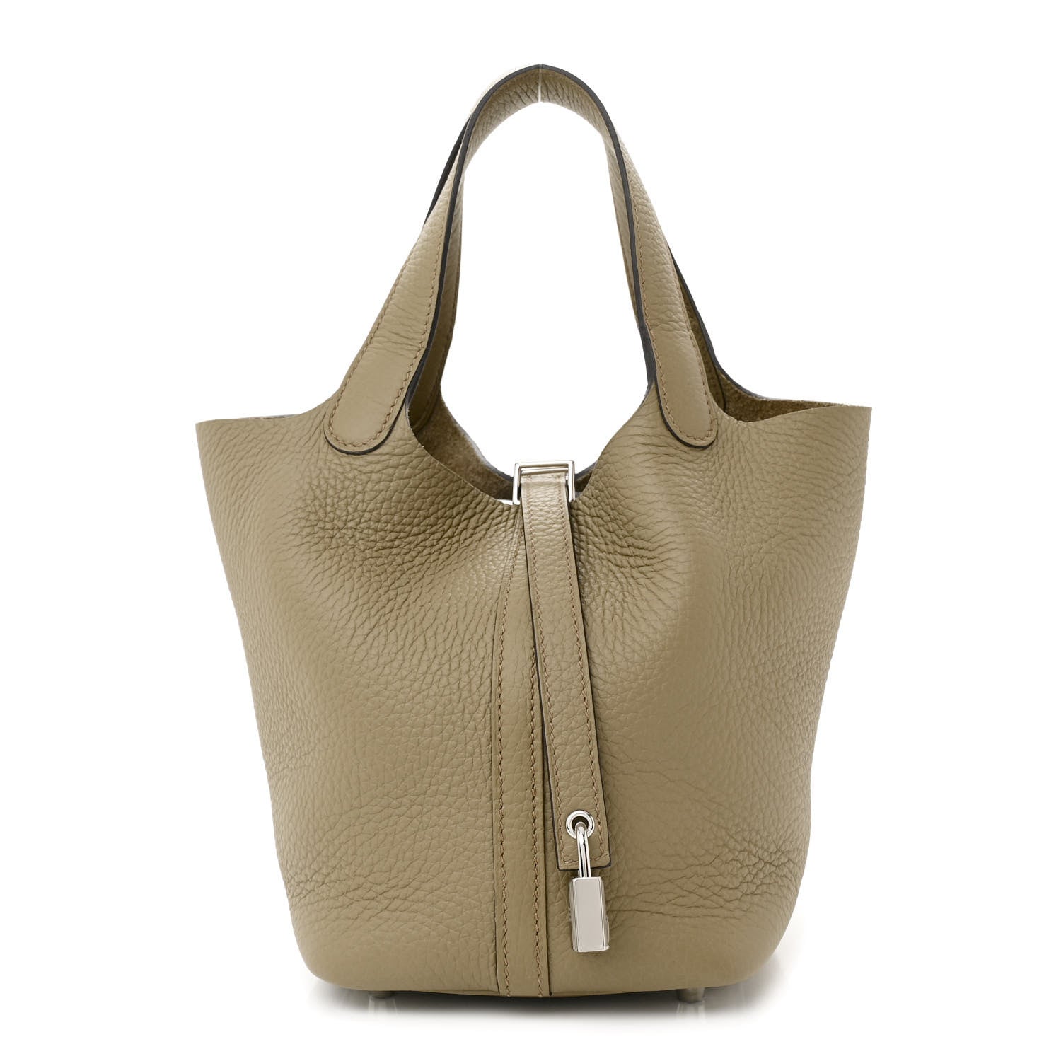 Hermes Taurillon Clemence Picotin Lock 18 PM Beige Marfa 1 of 11