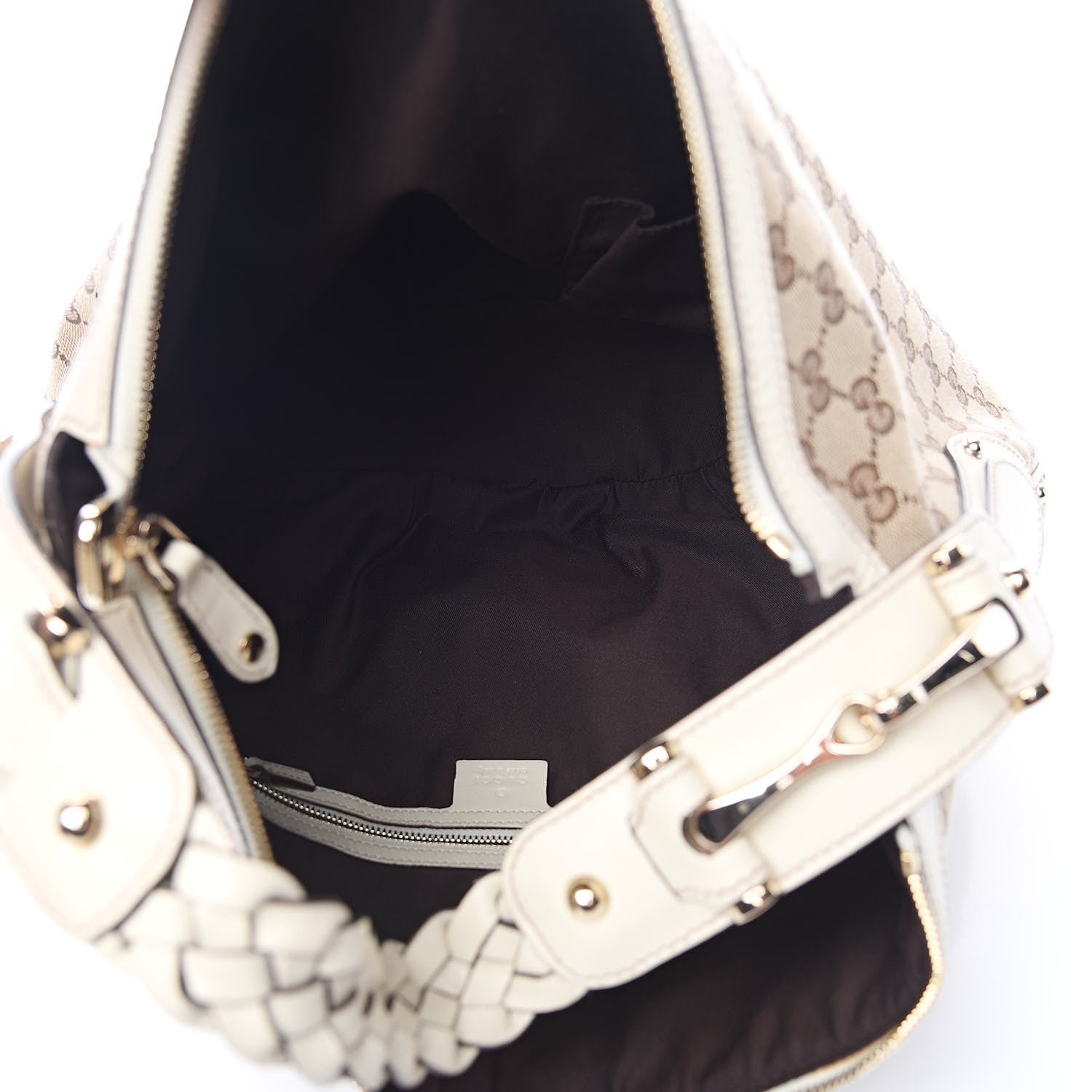 Gucci Monogram Medium Pelham Hobo Off White 5 of 10
