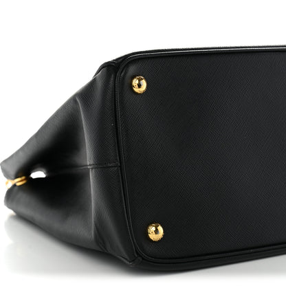 Prada Saffiano Lux Medium Galleria Double Zip Tote Black 7 of 11