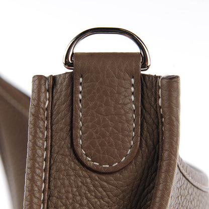 Hermes Taurillon Clemence Evelyne III GM Etoupe 7 of 14