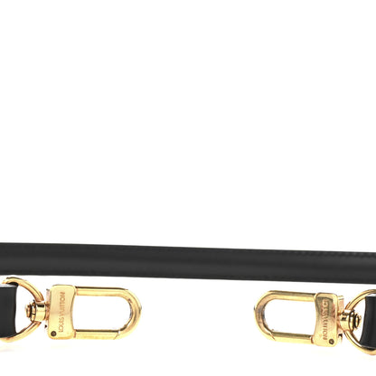 Louis Vuitton Calfskin 16mm Adjustable Shoulder Strap Black 3 of 3