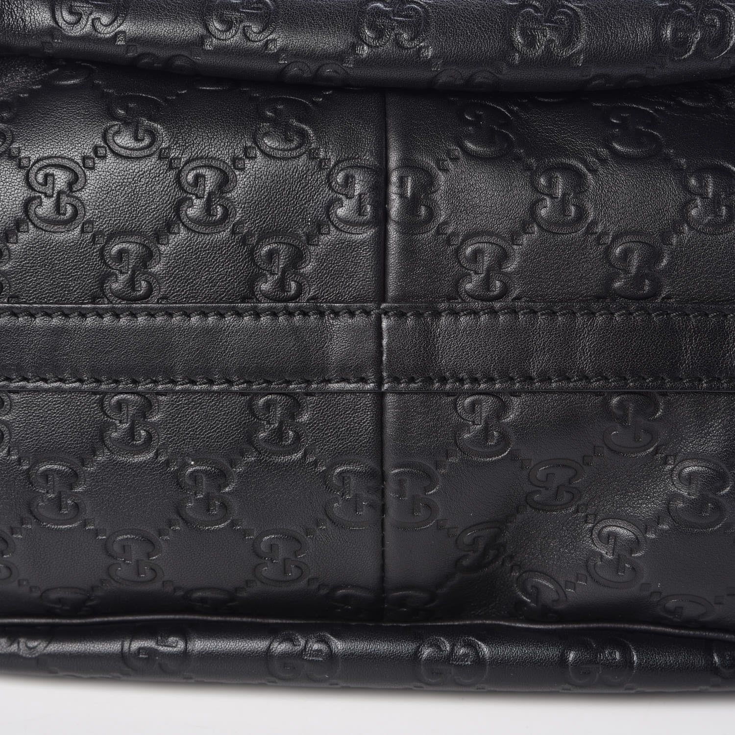 Gucci Guccissima Large GG Twins Hobo Black 11 of 12