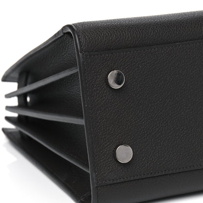 Saint Laurent Grained Calfskin Baby Sac De Jour Coal 10 of 10