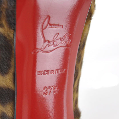 Christian Louboutin Calf Hair Leopard Bianca 140 Pumps 37.5 Leopard 5 of 6