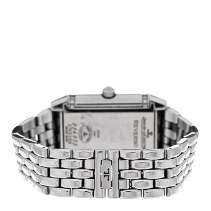 Jaeger-LeCoultre Stainless Steel Diamond 23mm Reverso Classic Duetto Manual Winding Watch 256.8.75 3 of 4