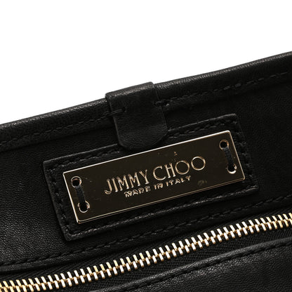Jimmy Choo Calfskin Star Studded Tote Black 6 of 12