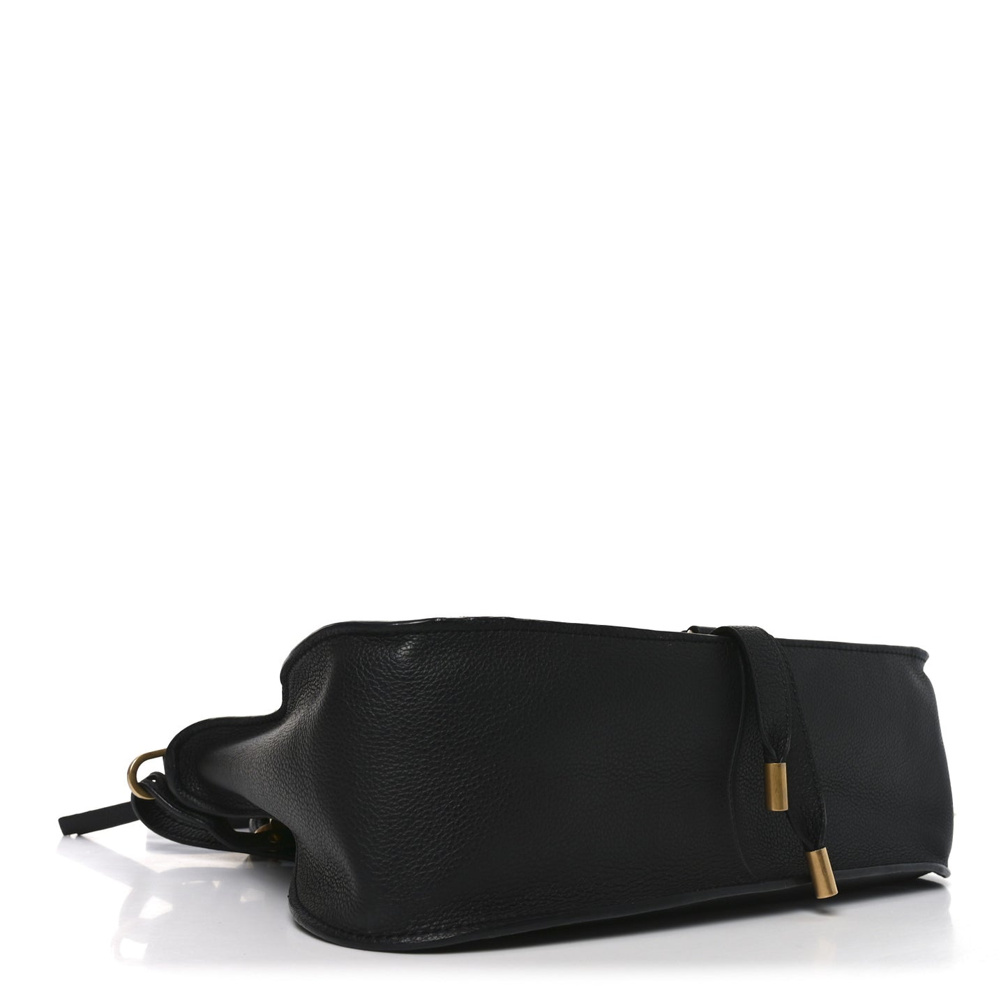 Calfskin Medium Marcie Satchel Black