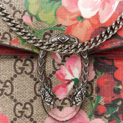 Gucci GG Supreme Monogram Blooms Super Mini Dionysus Shoulder Bag Beige Multicolor Dry Rose 7 of 9
