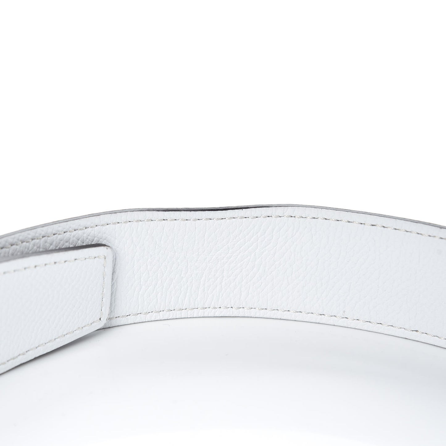 Epsom 32mm Belt Strap 95 White Etoupe