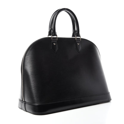 Louis Vuitton Epi Alma GM Black 3 of 9