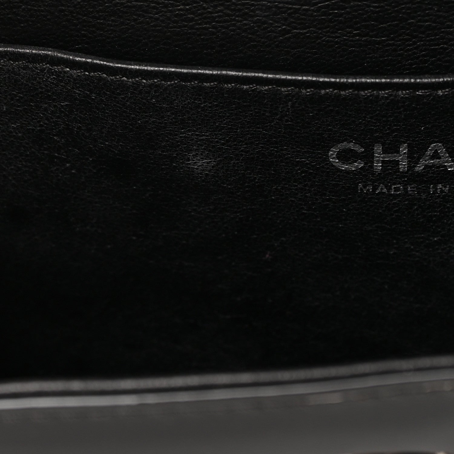 Chanel Patent Quilted Chevron Cutaway Flap Bag Black 10 of 14