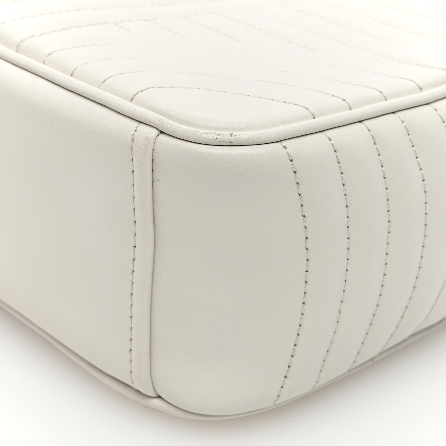 Prada Soft Calfskin Diagramme Crossbody Bag White 9 of 9