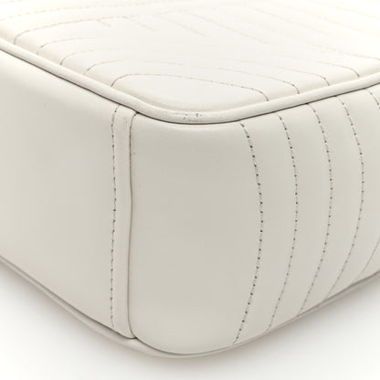 Prada Soft Calfskin Diagramme Crossbody Bag White 9 of 9