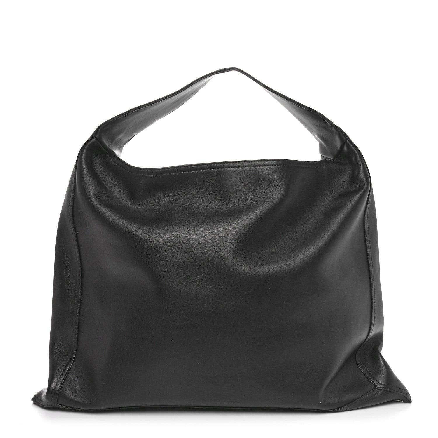 Bottega Veneta Silky Calfskin Large Hop Black 1 of 11