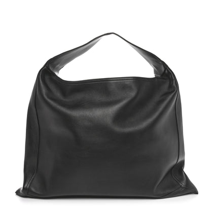 Bottega Veneta Silky Calfskin Large Hop Black 1 of 11