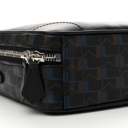 Moynat Toile 1920 Maxi Camera Bag Black Blue 9 of 10