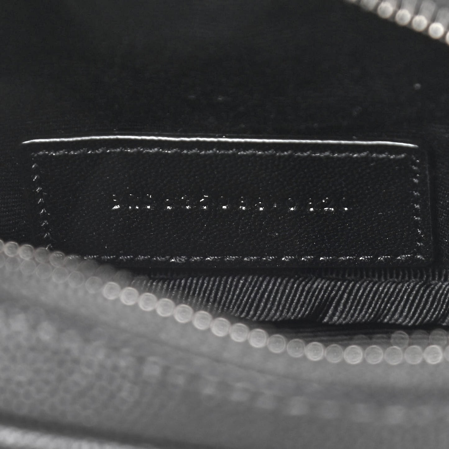 Grain De Poudre Matelasse Monogram Baby Lou Camera Bag Dark Smog