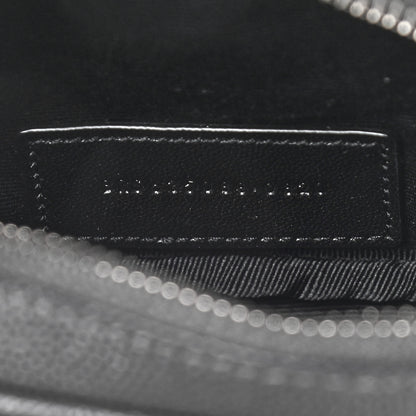 Saint Laurent Grain De Poudre Matelasse Monogram Baby Lou Camera Bag Dark Smog 7 of 11