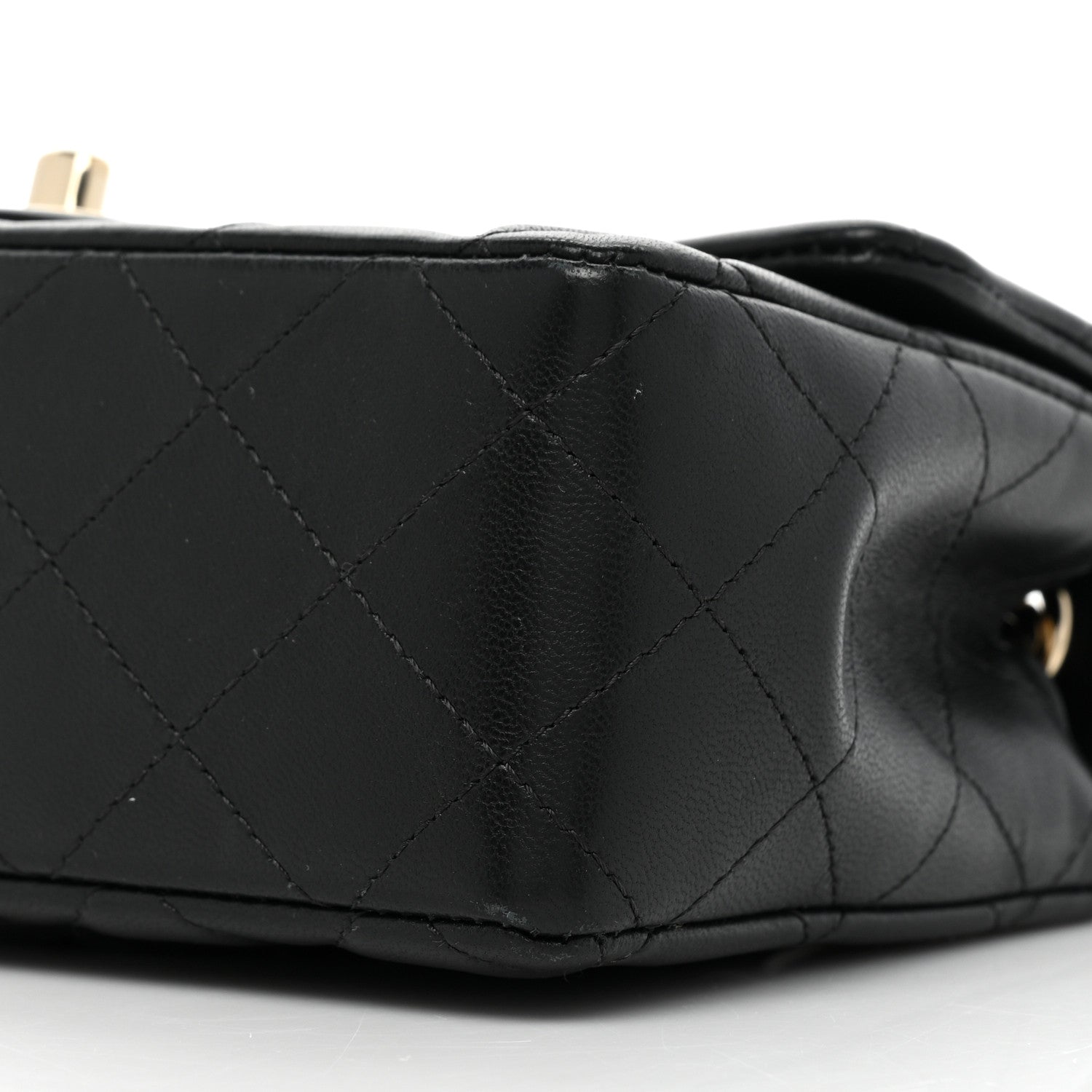 Chanel Lambskin Quilted Mini Coco Charms Rectangular Flap Black 8 of 14