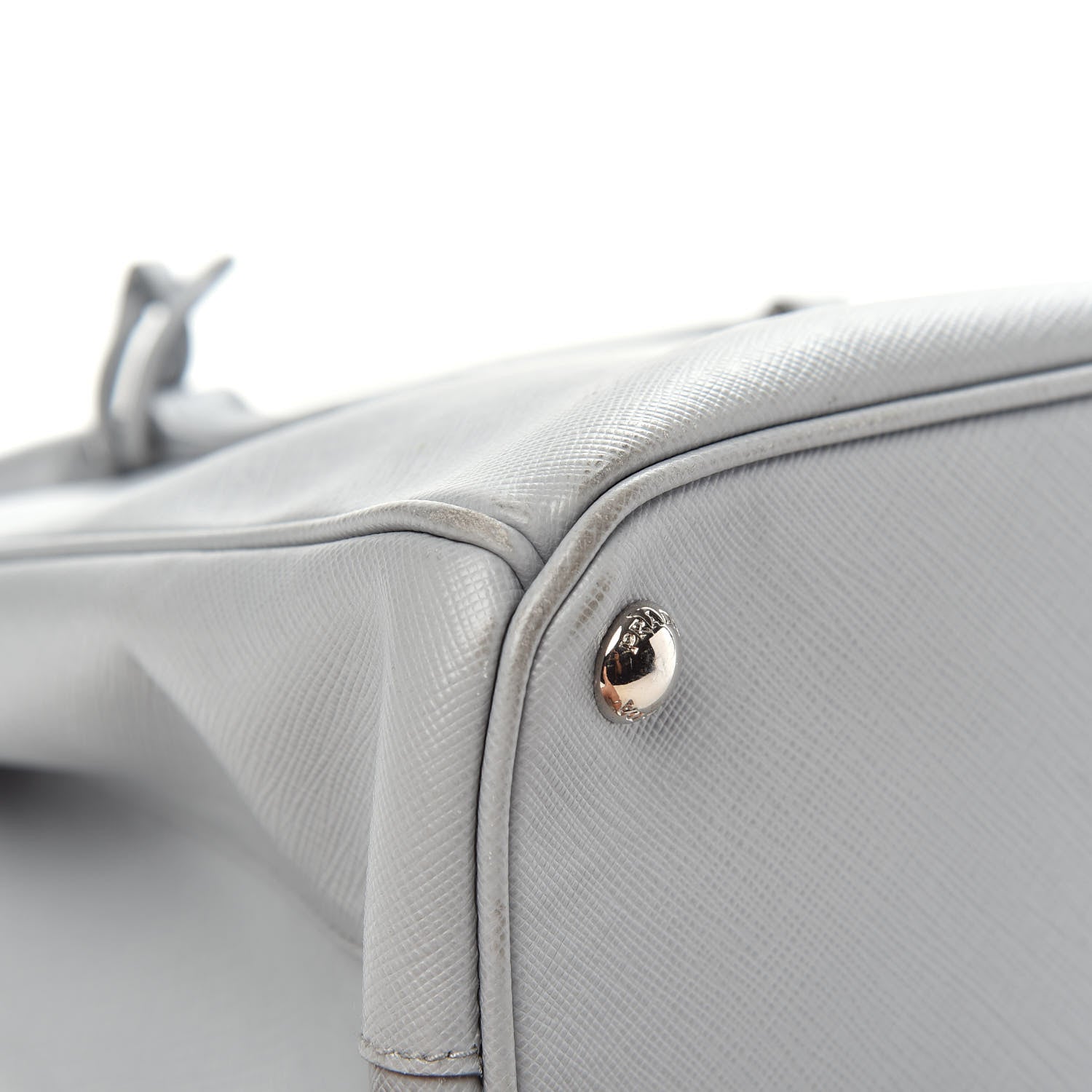Prada Saffiano Small Galleria Double Zip Tote Nube 10 of 16