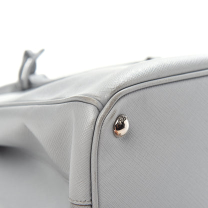 Prada Saffiano Small Galleria Double Zip Tote Nube 10 of 16