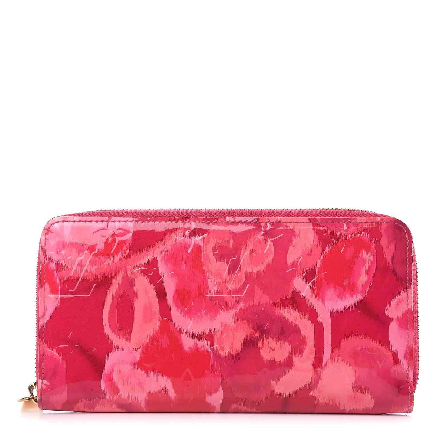 Vernis Ikat Zippy Wallet Rose Indien