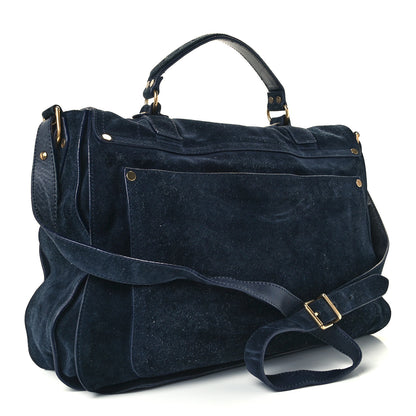 Proenza Schouler Suede Medium PS1 Satchel Navy 3 of 11