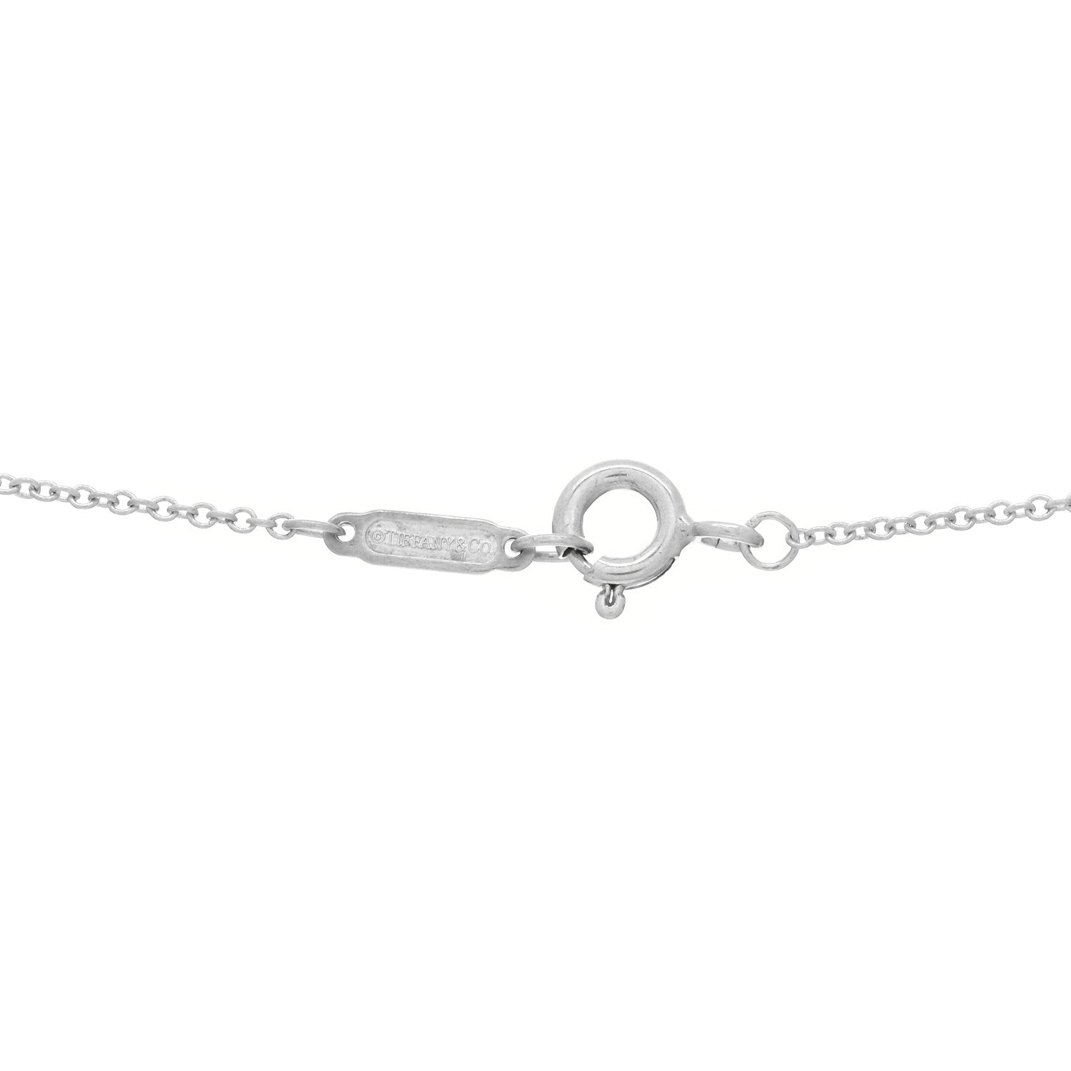Tiffany Sterling Silver Turquoise Heart Pendant Necklace 4 of 4