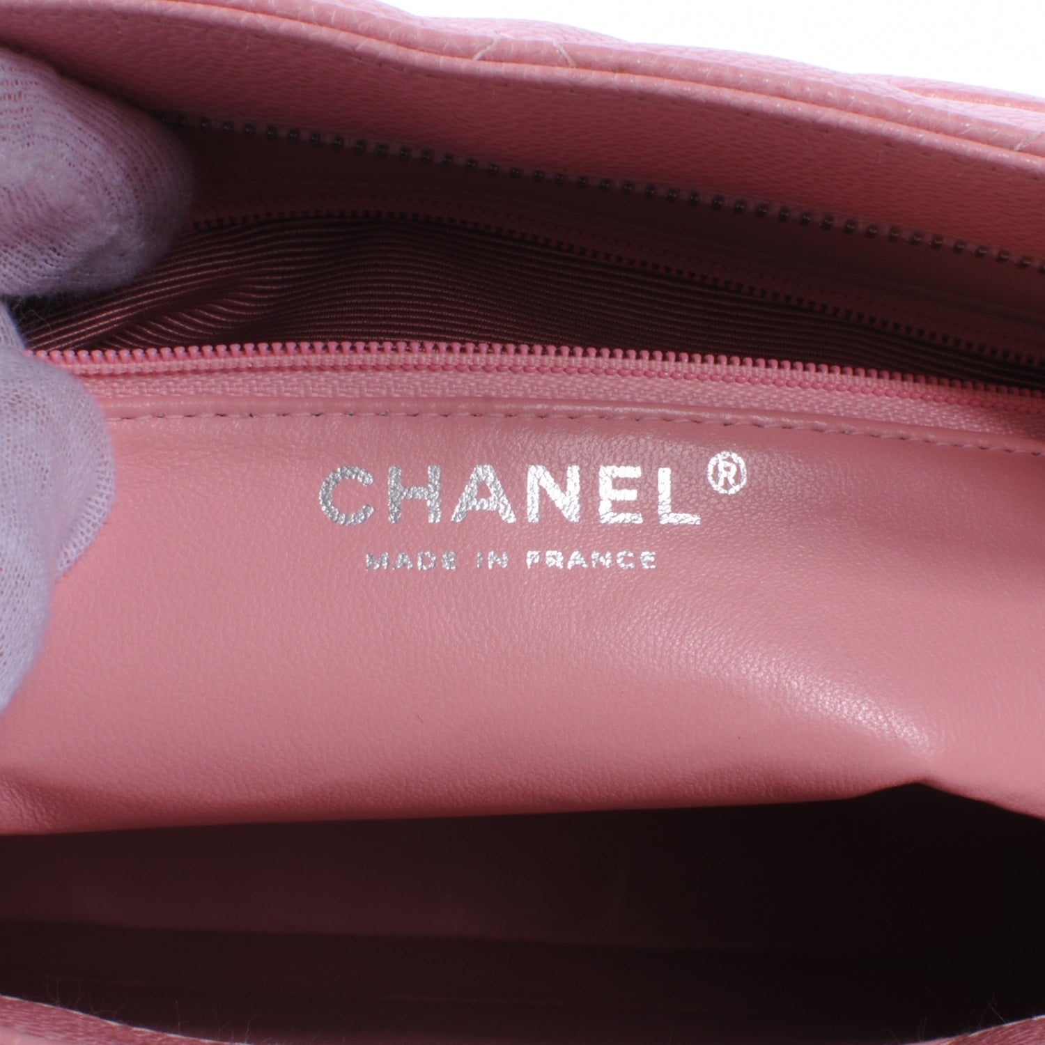 Chanel Caviar Medallion Tote Pink 5 of 8