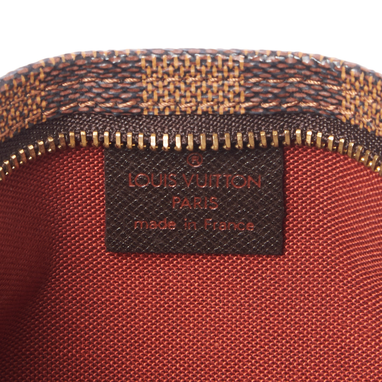 Damier Ebene Trousse Make Up Bag Pochette