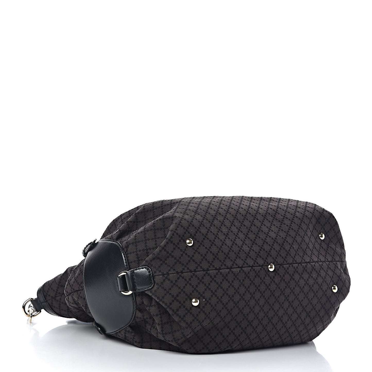 Diamante Bridle Tote Dark Brown