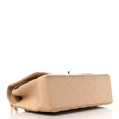 Chanel Caviar Quilted Jumbo Double Flap Beige Clair 4 of 9