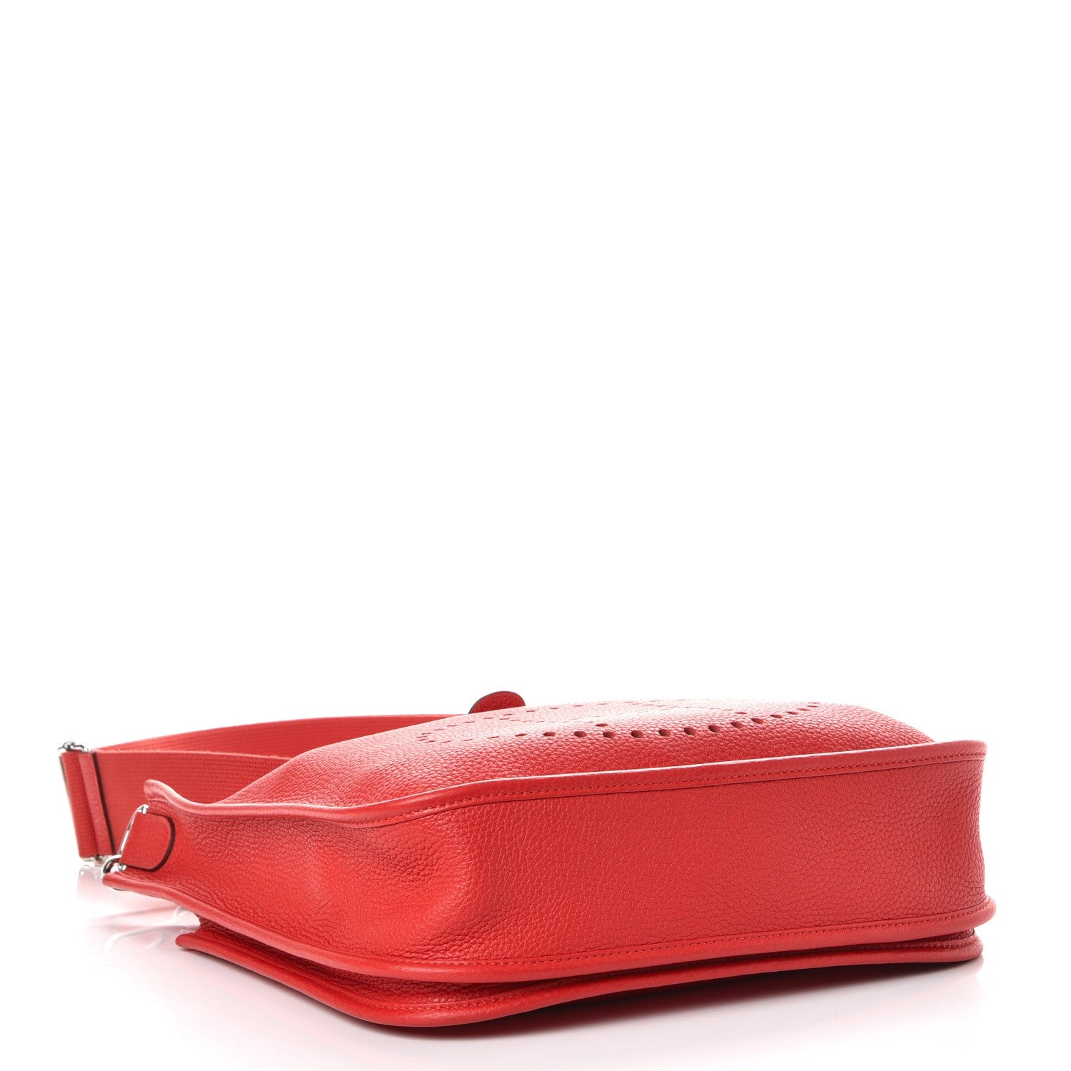 Hermes Taurillon Clemence Evelyne III PM Rouge Tomate 4 of 8