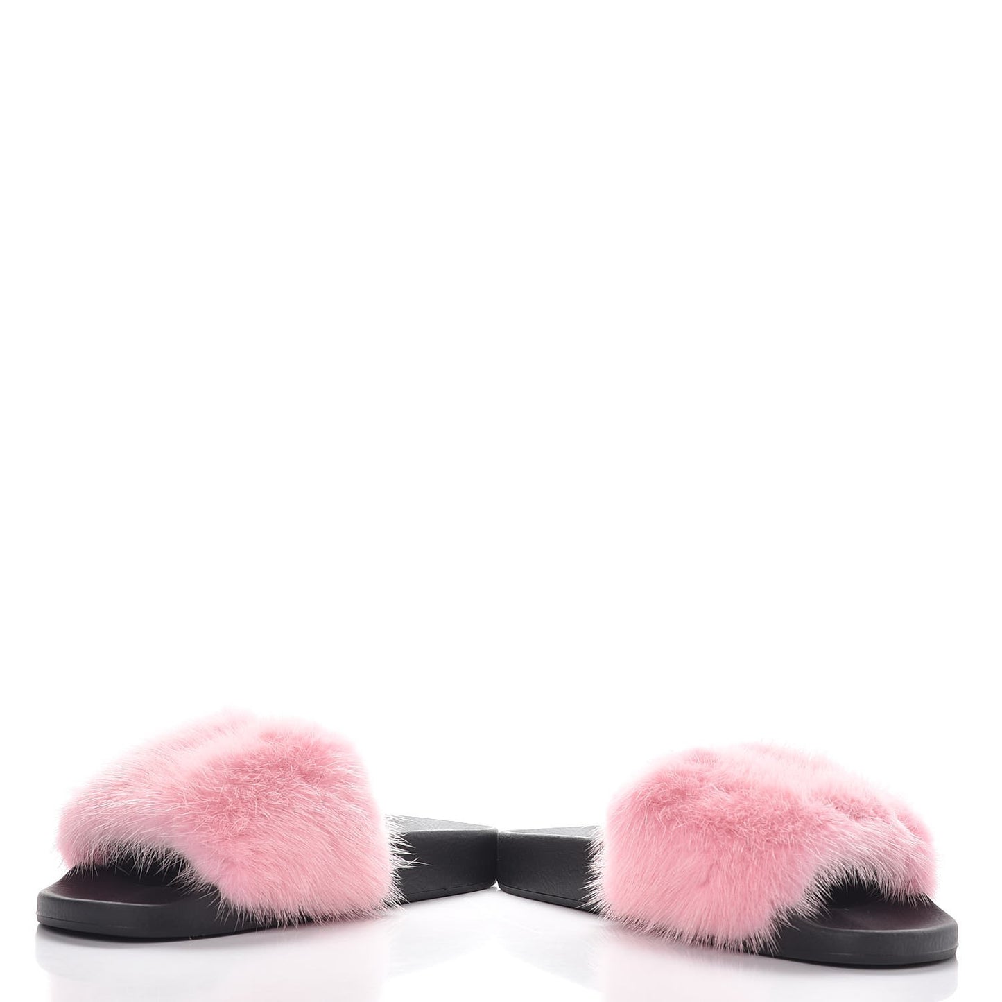 Mink Rubber Slide Sandals 37 Pink