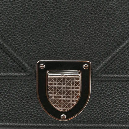 Christian Dior Grained Calfskin Medium Diorama Flap Bag Black 11 of 11