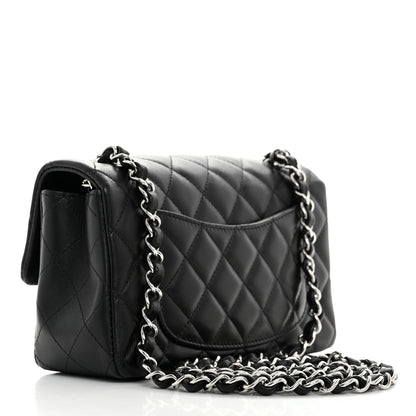 Chanel Lambskin Quilted Mini Rectangular Flap Black 2 of 10