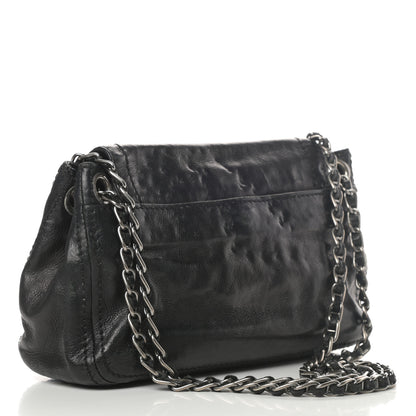 Prada Vitello Shoulder Chain Bag Black 3 of 16
